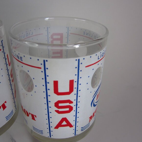 Vintage Harold's Casino Glass - Rocket Ship Design - Moon Shot - Lot of 2 - Picture 4 of 12